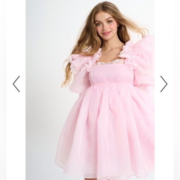 Selkie Dresses & Skirts - NWT Selkie THE BALLERINA SUGARFRILL DRESS Pink Medium